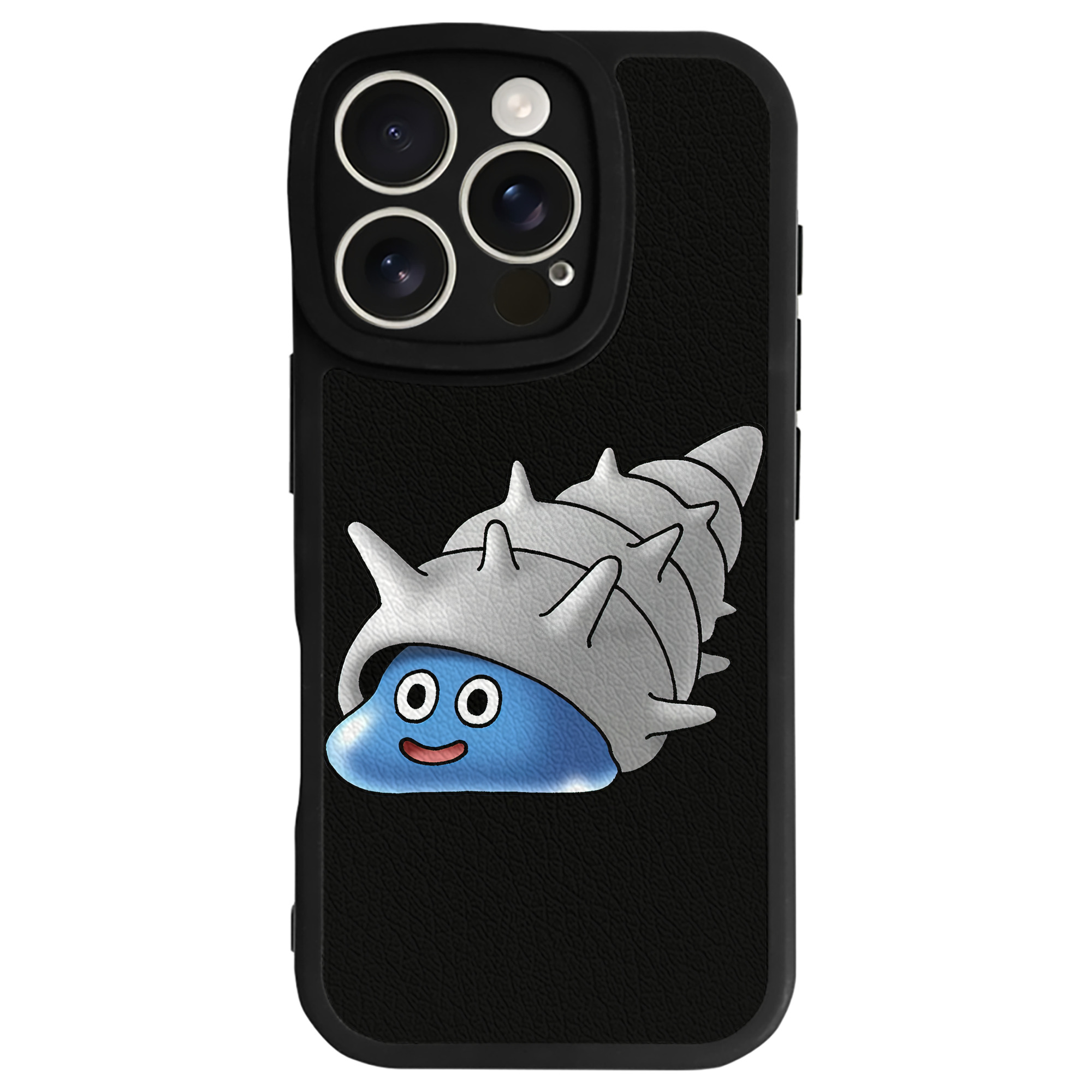 （画像用） ドラゴンクエスト Doragon Kuesuto Dragon Quest 【iPhone 16シリーズ対応】シリコンスマホケース（レザー調） 材質：シリコン